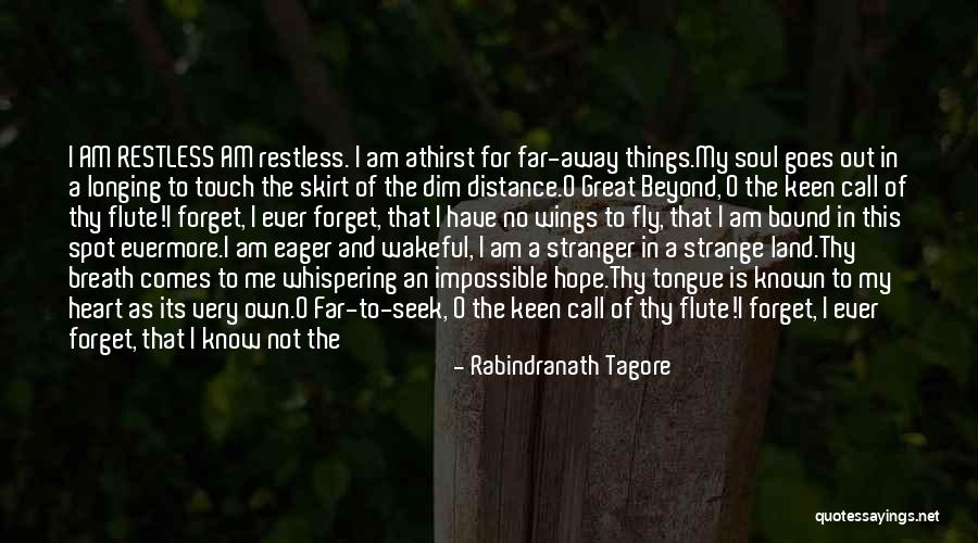 Far Away Distance Quotes By Rabindranath Tagore