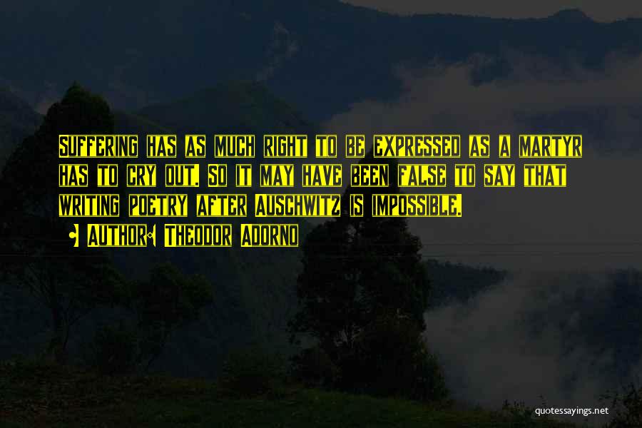 Far Cry 3 All Quotes By Theodor Adorno