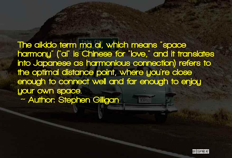 Far Distance Love Quotes By Stephen Gilligan