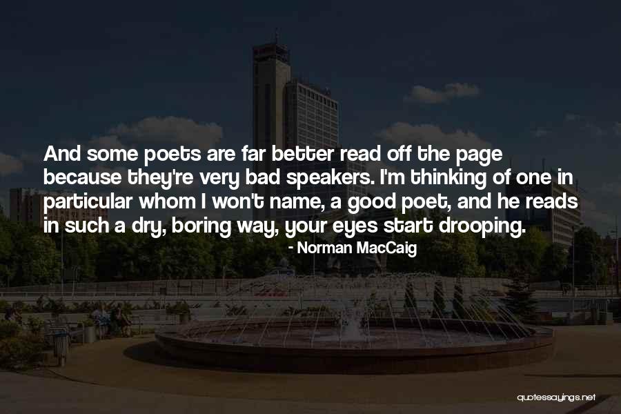 Far Off Quotes By Norman MacCaig