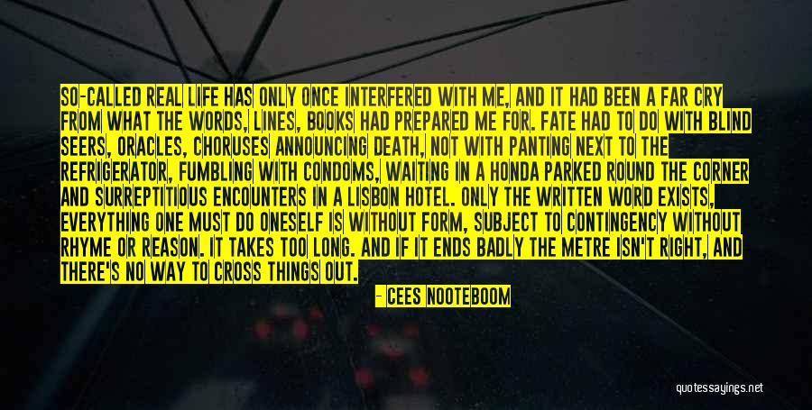 Far Out There Quotes By Cees Nooteboom