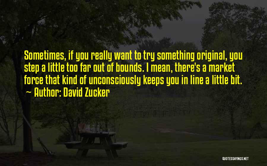 Far Too Kind Quotes By David Zucker