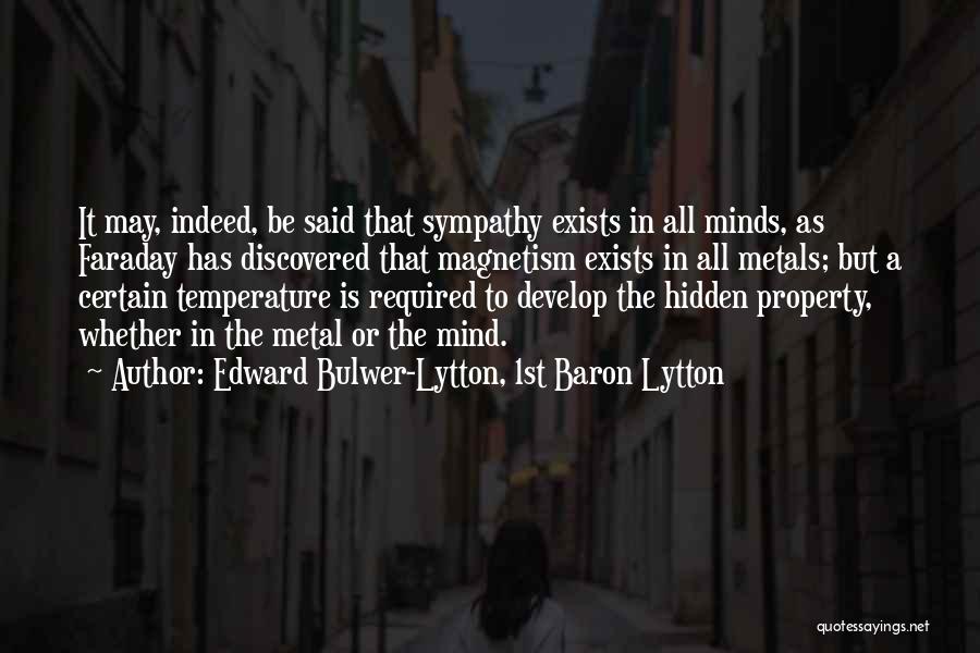 Faraday Quotes By Edward Bulwer-Lytton, 1st Baron Lytton
