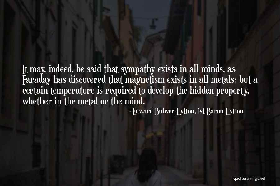 Faraday Quotes By Edward Bulwer-Lytton, 1st Baron Lytton