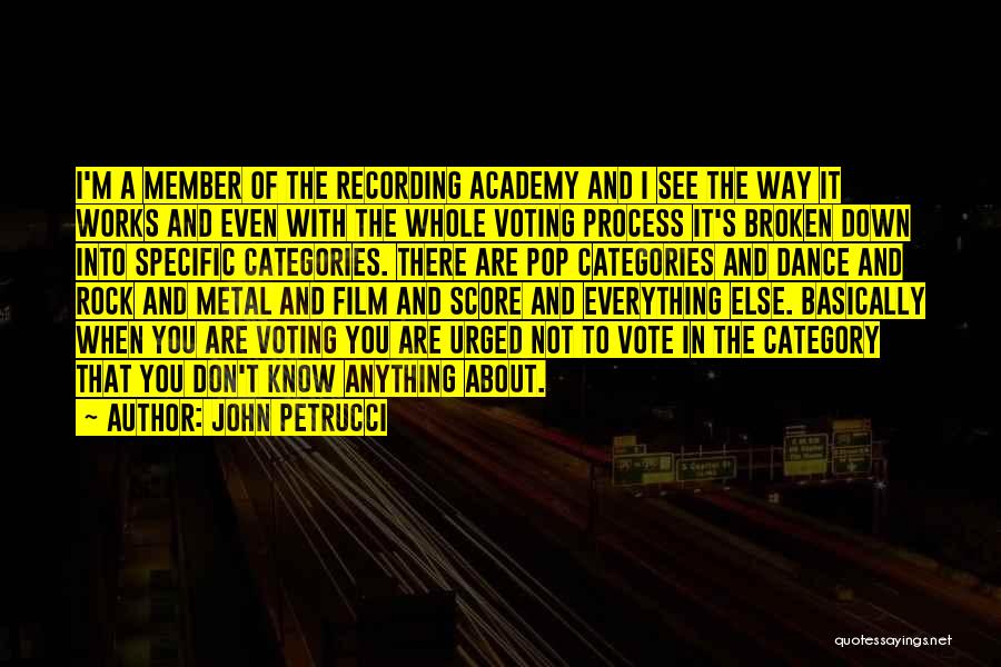 Farano Wallace Quotes By John Petrucci