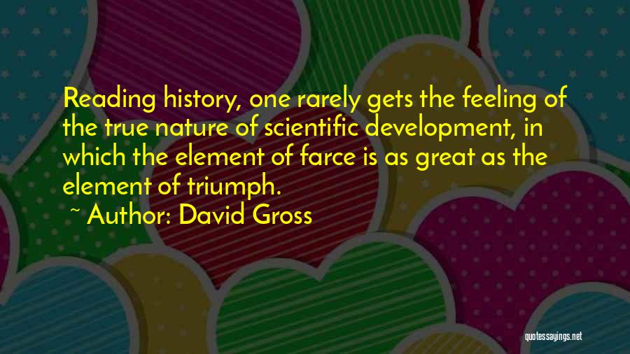 Farce Quotes By David Gross