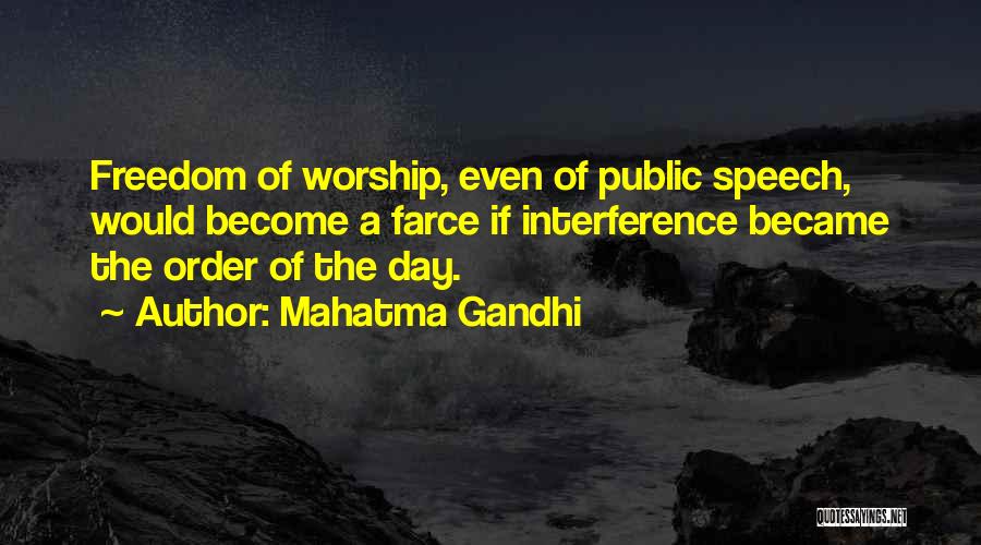 Farce Quotes By Mahatma Gandhi
