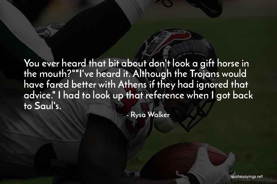 Fared Well Quotes By Rysa Walker Fared Well Quotes By Rysa Walker