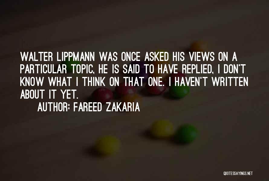 Fareed Zakaria Quotes 427916