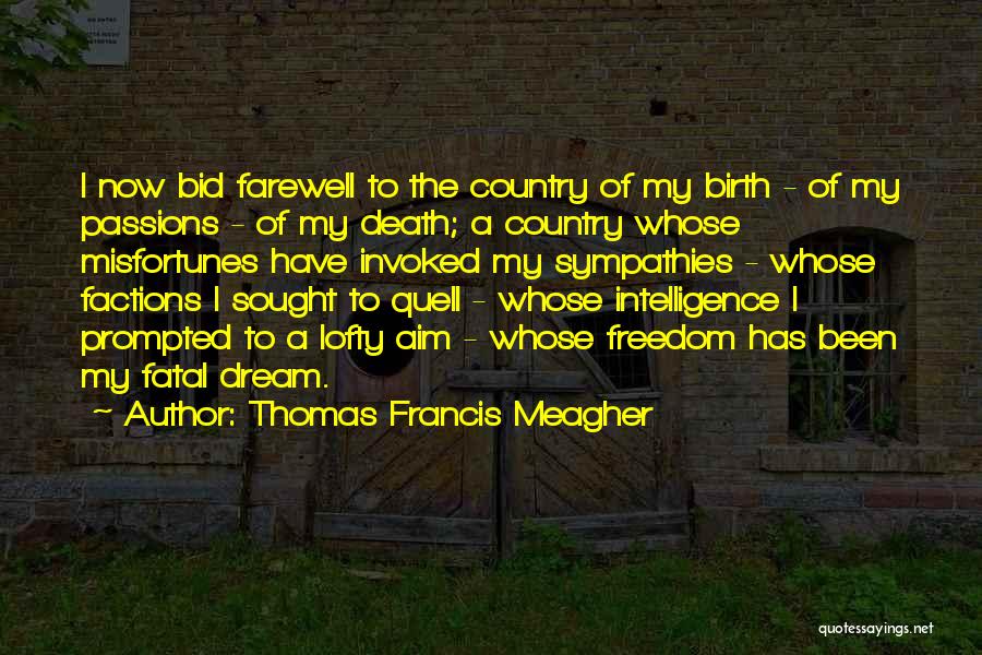 Farewell Death Quotes By Thomas Francis Meagher