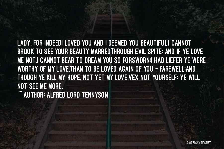 Farewell Love Quotes By Alfred Lord Tennyson