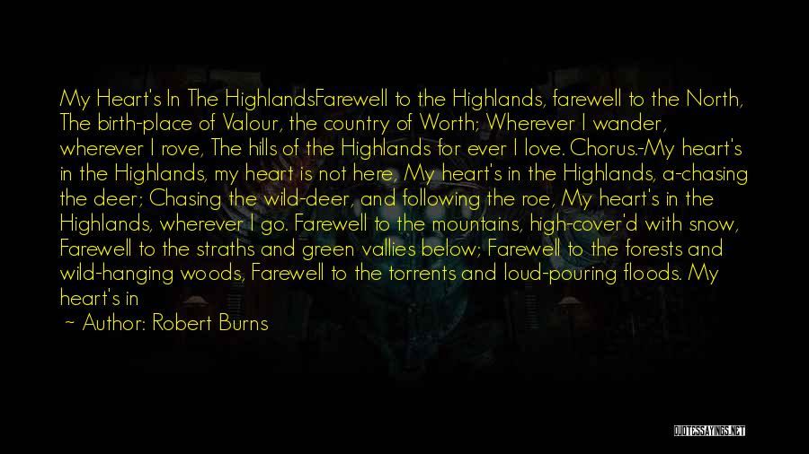 Farewell Love Quotes By Robert Burns