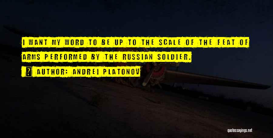 Farewell Potluck Quotes By Andrei Platonov