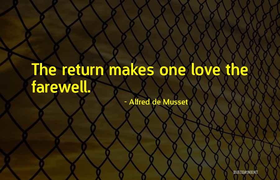 Farewell Quotes By Alfred De Musset