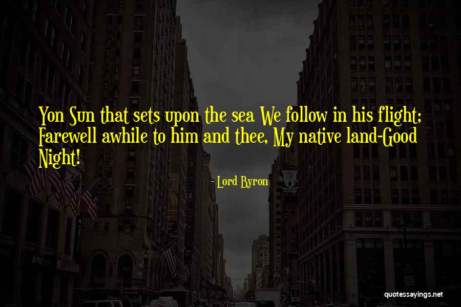 Farewell Quotes By Lord Byron