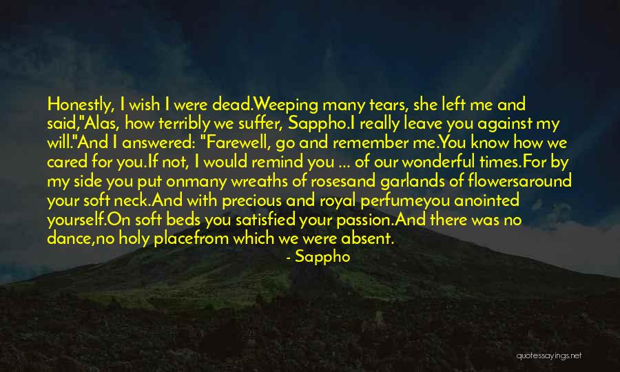 Farewell Quotes By Sappho