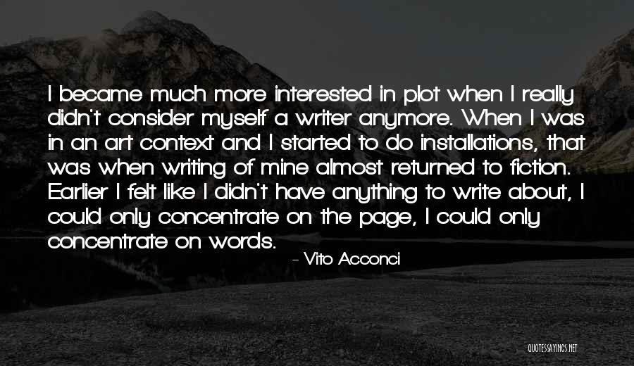 Fark Quotes By Vito Acconci Fark Quotes By Vito Acconci