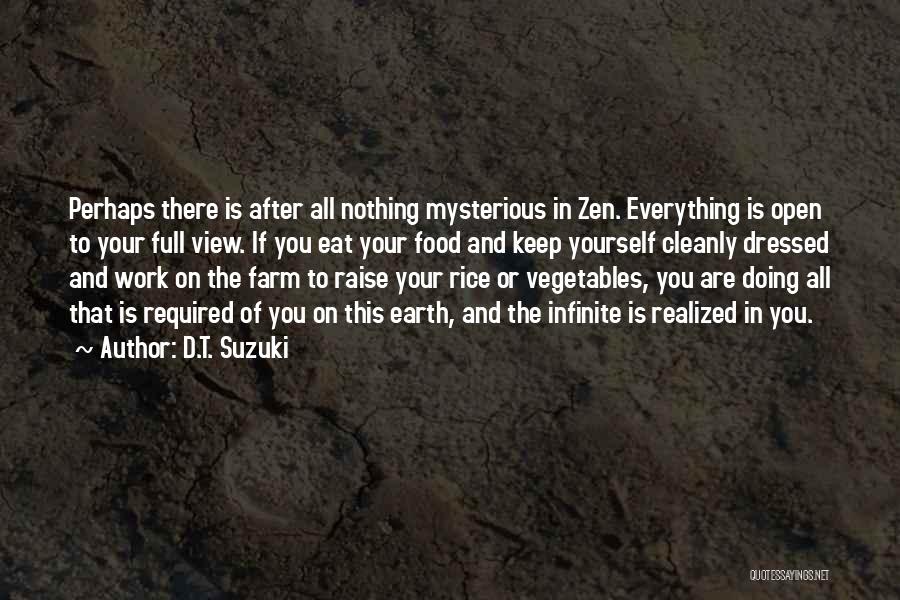 Farm And Food Quotes By D.T. Suzuki