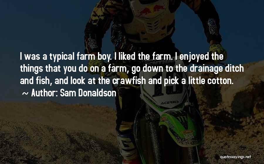 Farm Boy Quotes By Sam Donaldson