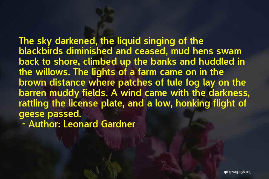 Farm Fields Quotes By Leonard Gardner