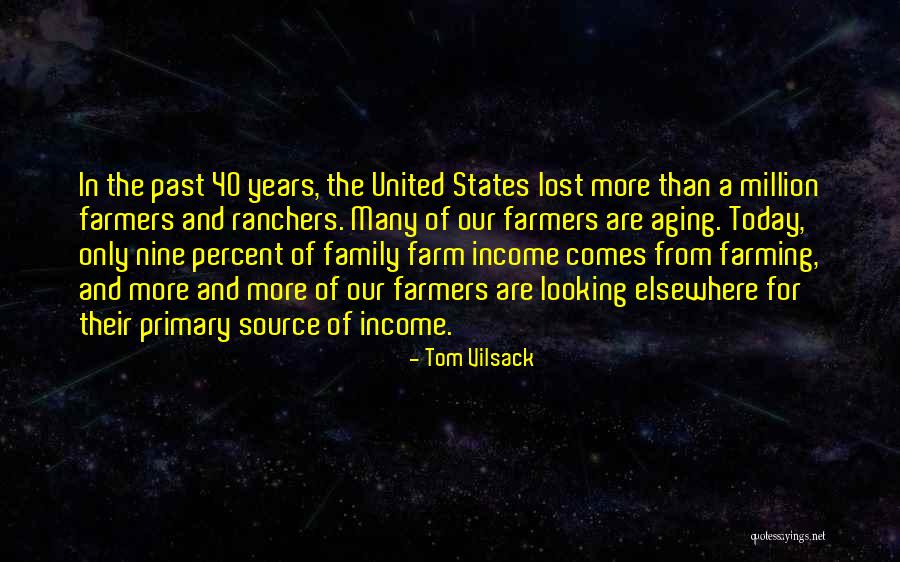 Farmers Only Quotes By Tom Vilsack