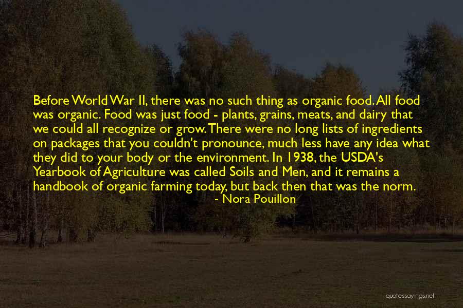 Farming And Agriculture Quotes By Nora Pouillon