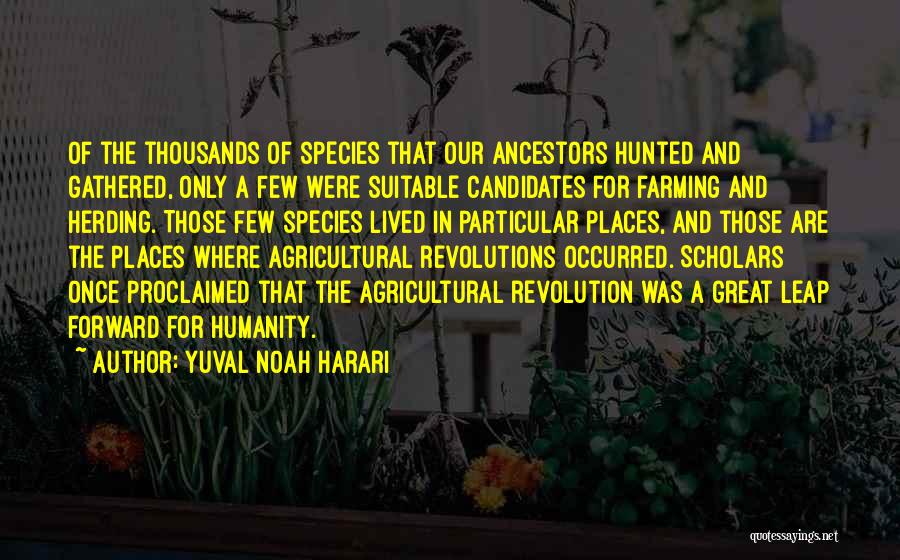 Farming Quotes By Yuval Noah Harari