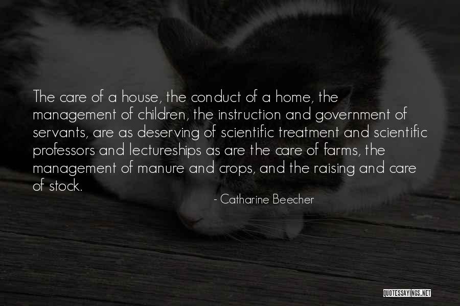 Farms Quotes By Catharine Beecher