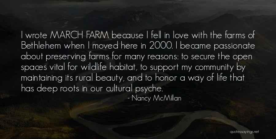 Farms Quotes By Nancy McMillan