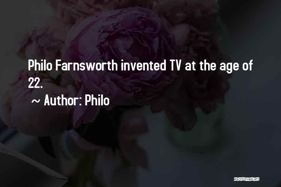 Farnsworth Quotes By Philo