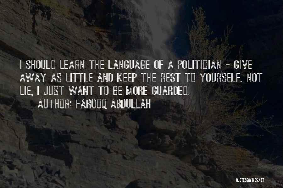 Farooq Abdullah Quotes 1628049