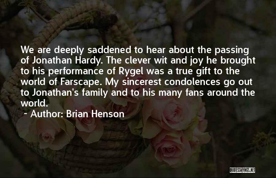 Farscape Quotes By Brian Henson