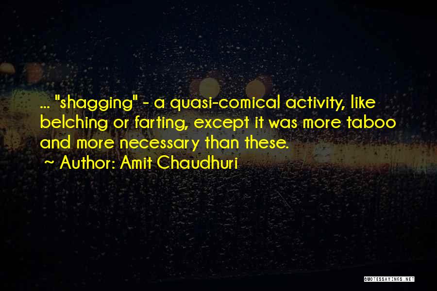 Farting Quotes By Amit Chaudhuri