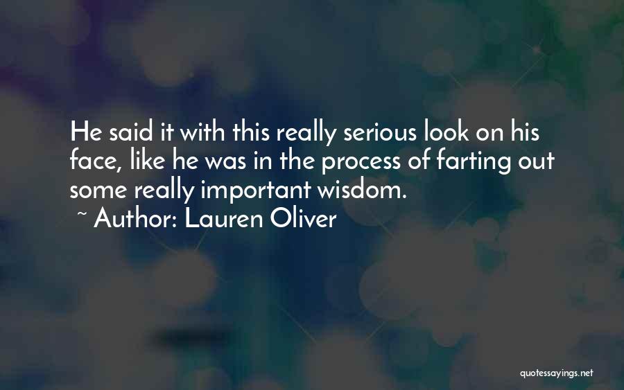 Farting Quotes By Lauren Oliver