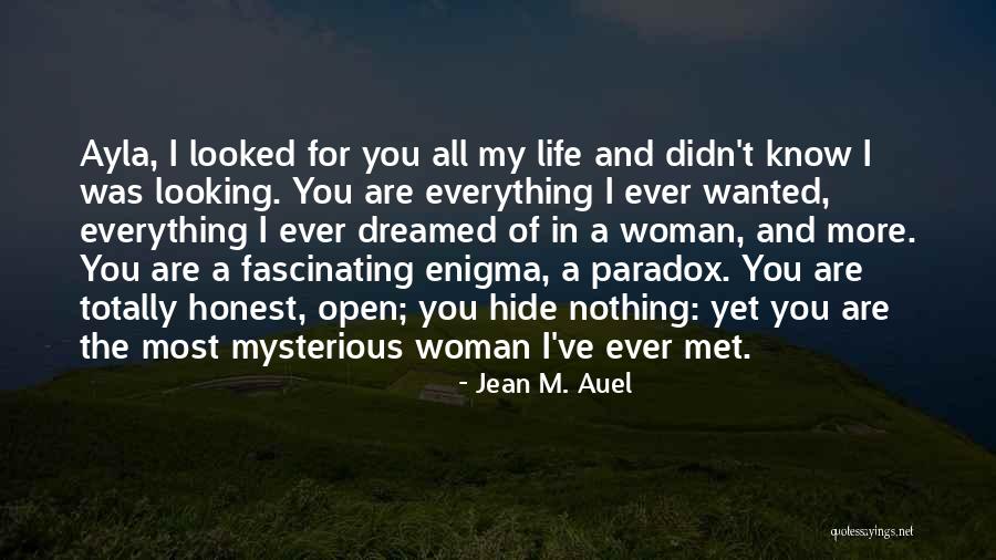 Fascinating Love Quotes By Jean M. Auel Fascinating Love Quotes By Jean M. Auel