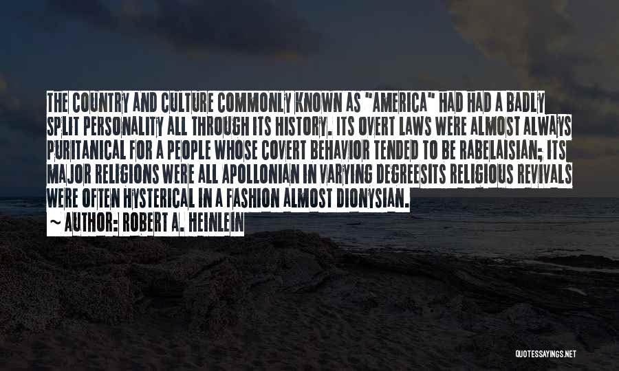 Fashion And Personality Quotes By Robert A. Heinlein