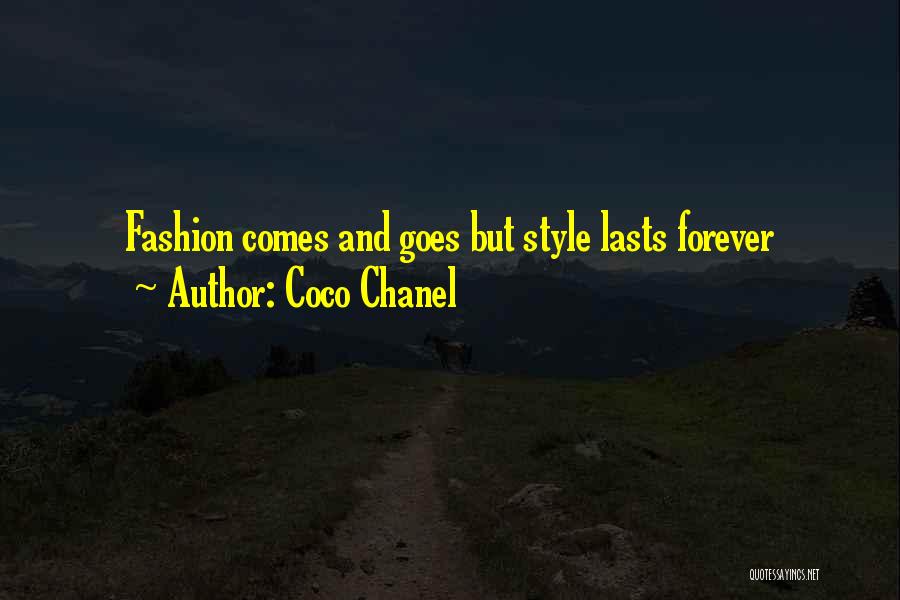 Fashion And Style Quotes By Coco Chanel