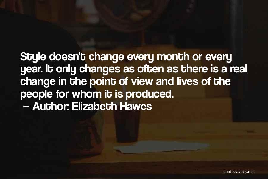 Fashion And Style Quotes By Elizabeth Hawes