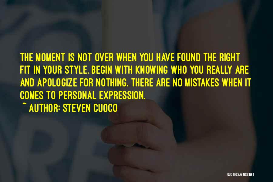 Fashion And Style Quotes By Steven Cuoco
