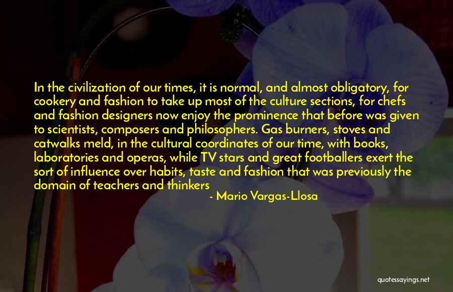 Fashion Designers Quotes By Mario Vargas-Llosa