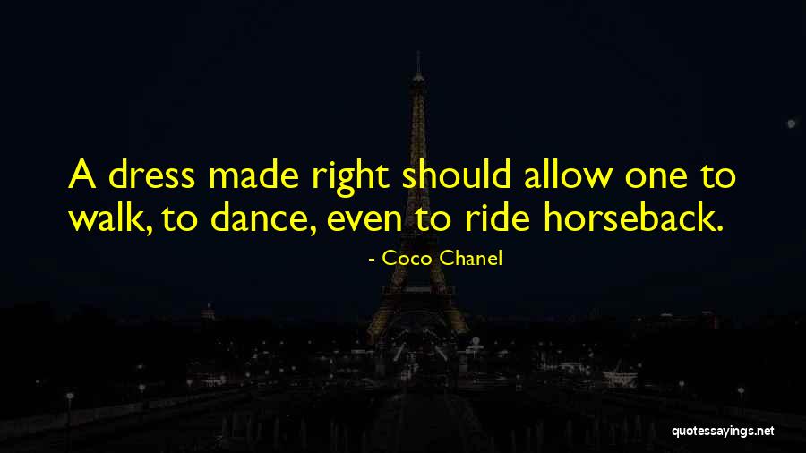 Fashion Dresses Quotes By Coco Chanel