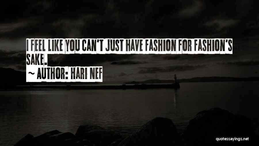 Fashion Quotes By Hari Nef