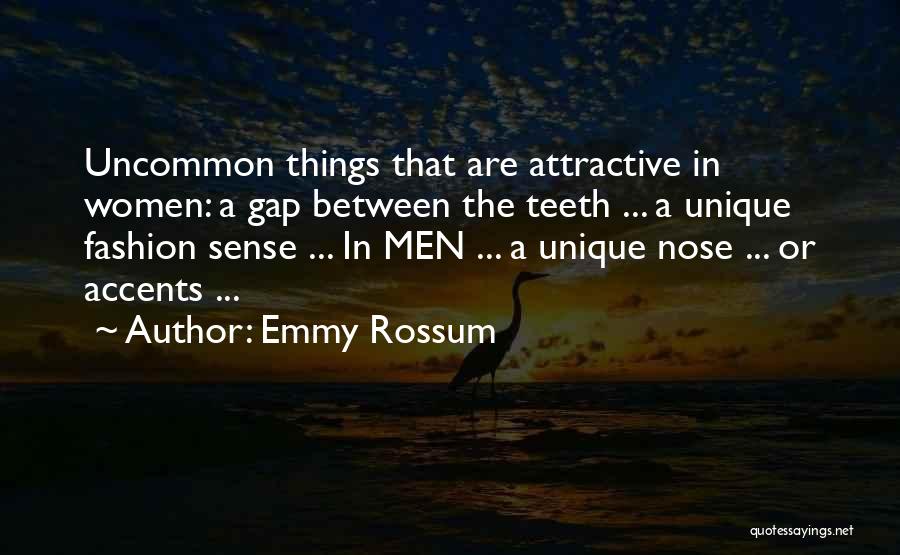 Fashion Sense Quotes By Emmy Rossum