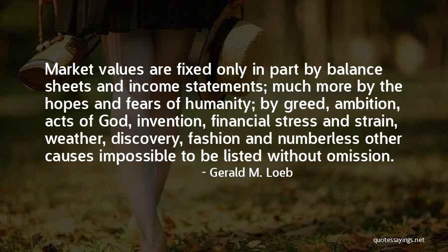 Fashion Statements And Quotes By Gerald M. Loeb Fashion Statements And Quotes By Gerald M. Loeb