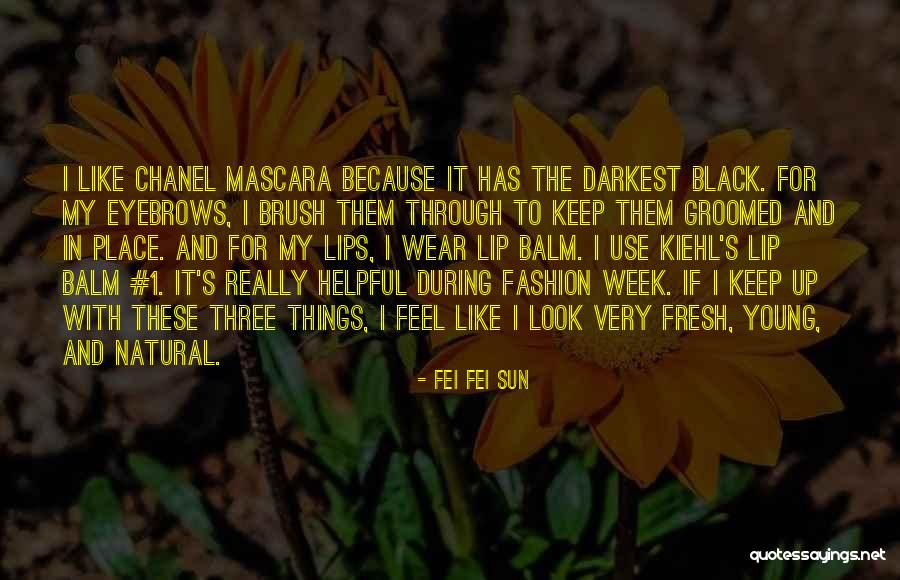 Fashion Week Quotes By Fei Fei Sun Fashion Week Quotes By Fei Fei Sun