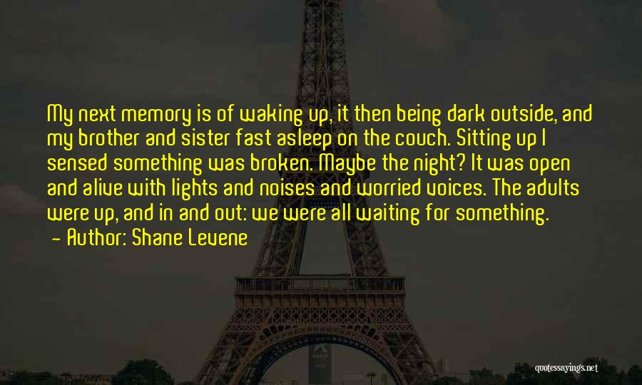 Fast Asleep Quotes By Shane Levene