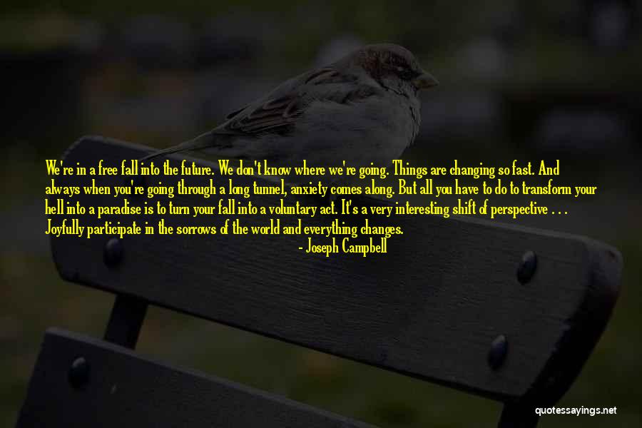 Fast Change Quotes By Joseph Campbell