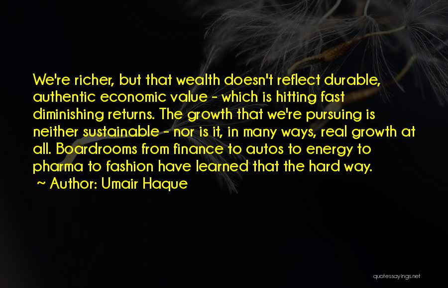 Fast Fashion Quotes By Umair Haque