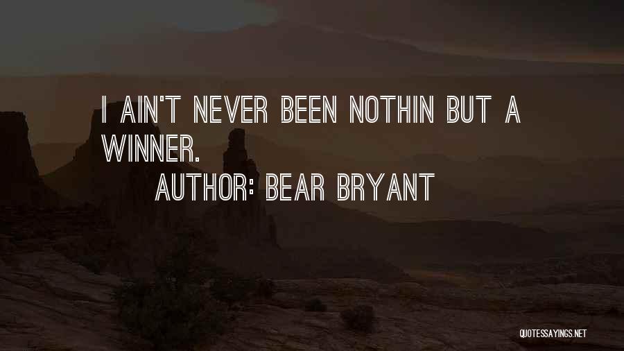 Fast Food Restaurant Quotes By Bear Bryant