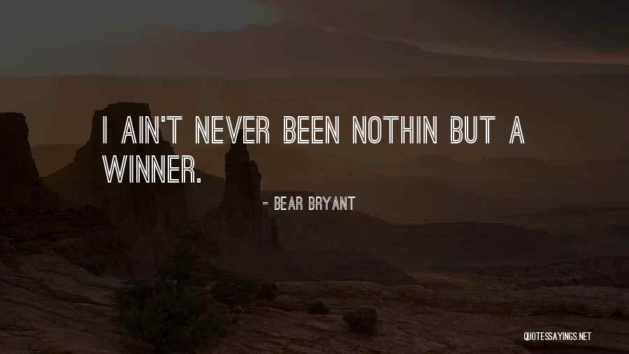 Fast Food Restaurant Quotes By Bear Bryant